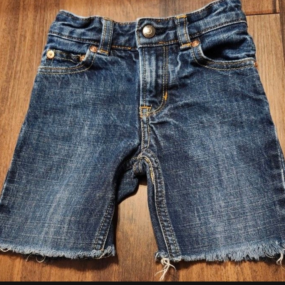 Baby Gap sz 18-24 mos Original Fit Cut Off Denim Shorts Worn 2-3x